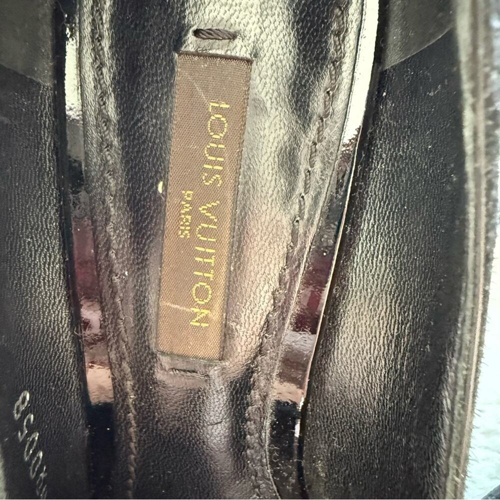 Louis Vuitton suede high heels shoes size 35 EU Authentic - Picture 4 of 8